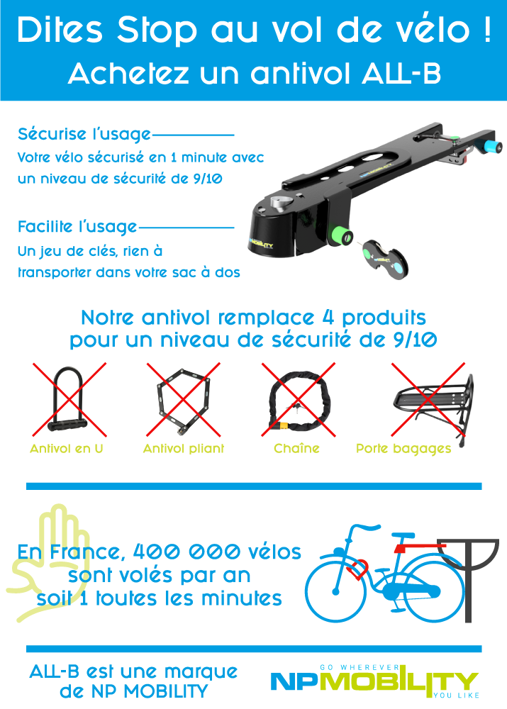 NP MOBILITY : stop au vol de vélo
