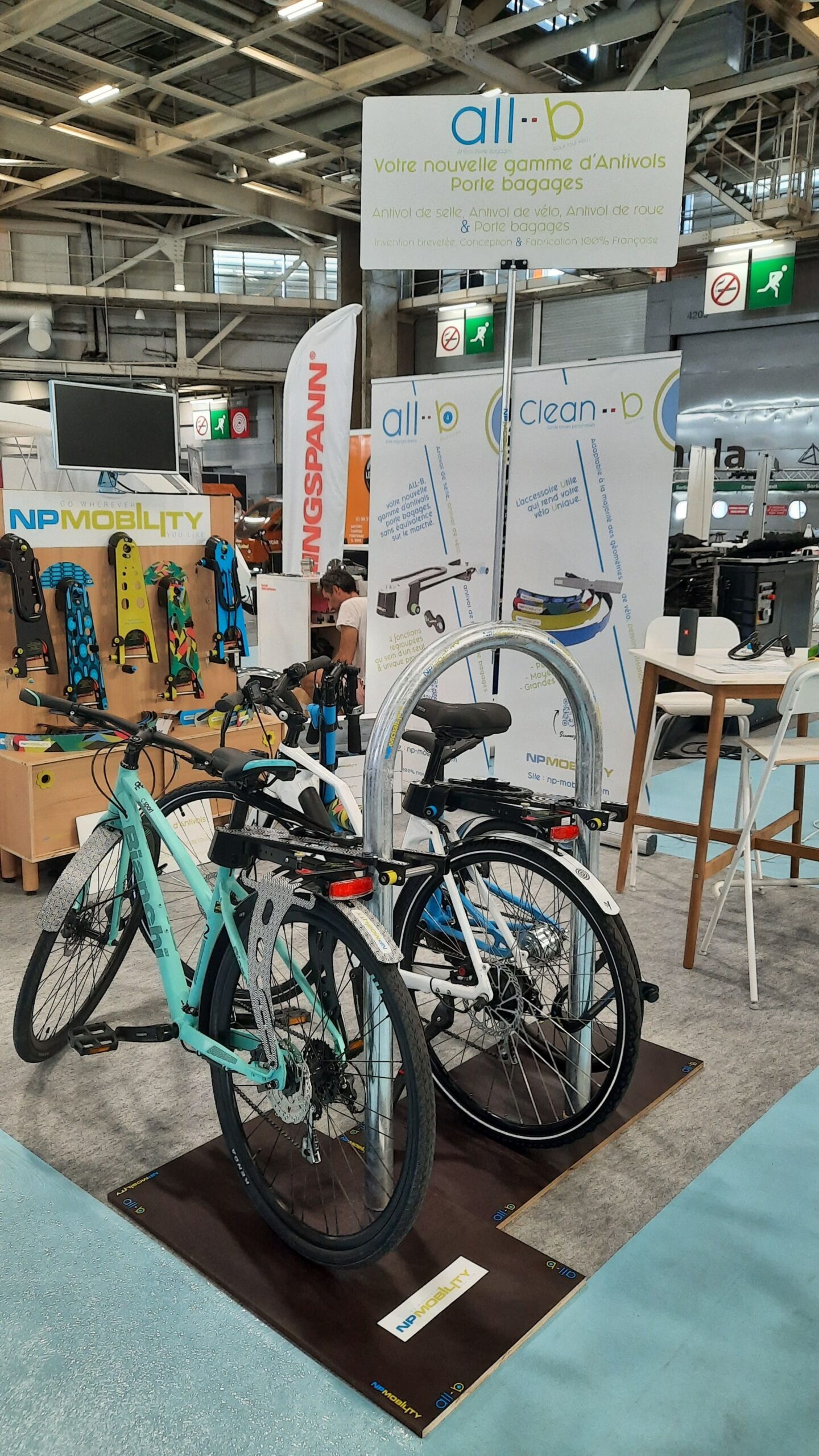 ALL-B : antivol et porte-bagages de vélo