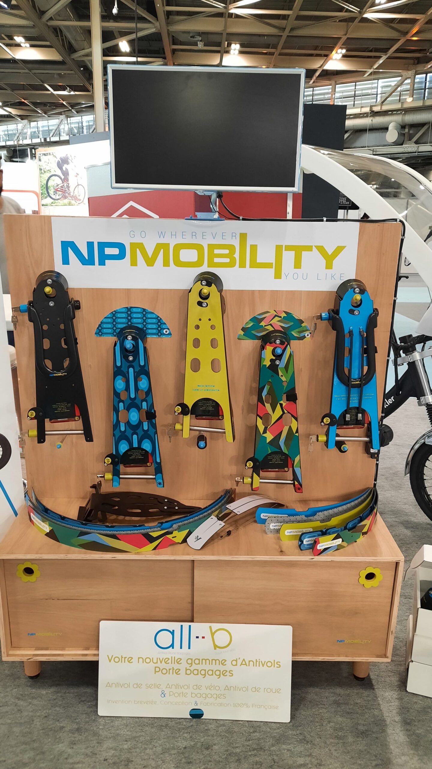 ALL-B : antivol et porte-bagages de vélo